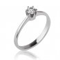Beautiful REAL round cut Engagement Diamond Ring 14K
