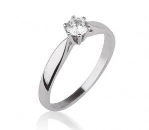 New 0.33 CT G/VS Women Diamond Solitaire Ring 14K Gold