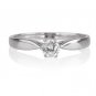New 0.33 CT G/VS Women Diamond Solitaire Ring 14K Gold