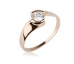 Women Engagement Diamond Ring Round Cut Solitaire CT