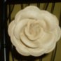 NWOT Flower Corsage Pin Clip in Ecru