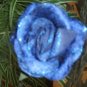 NWOT Bali Blue Flower Corsage Pin Clip Ponytail Holder