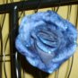 NWOT Bali Blue Flower Corsage Pin Clip Ponytail Holder