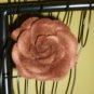 NWT Cocoa Bean Felt Flower Corsage Pin Clip