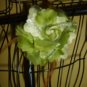 NWT Flower Corsage, Pin, Clip Pony Tail Holder Soft Lime