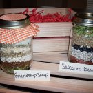 Friendship and Seasoned Bean Soup Mixes in Wooden Crate (2 soups)
