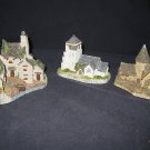 Set Of 3 David Winter Cottages WONDERFUL