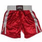 Cansco Large Satin Boxing Trunks Red/Gray