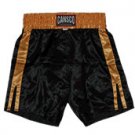 Cansco Large Satin Boxing Trunks Black/Gold