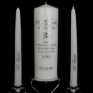 Two Become One Personalized Unity Pillar and Tapers