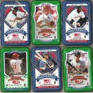 6 Baseball Card Tins 97 and 98