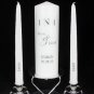 Monogrammed Personalized Unity Pillar and Tapers