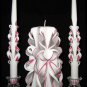 Mickey Icons Hand Carved Unity Candle Set