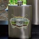 Guys Gun Metal Party Flask - Several Designs - Free Personalization