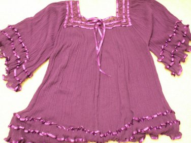 Woman's Purple Blouse