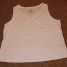 Avenue White Ultimate Tank Top Size 26/28 - 100% Cotton