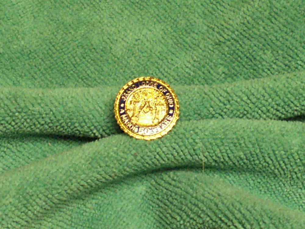 Masonic Pin Grand Lodge of Ohio - Blue - / Gold - 50 Years