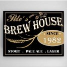 Brewery Canvas Sign 24"x18" - Free Personalization