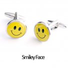 Dashing Smiley Face Cufflinks with Engraved Box - Free Engraving