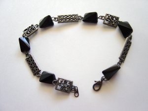 Swarovski Jet Anklet