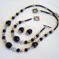 Obsidians, Onyx & Silver Set