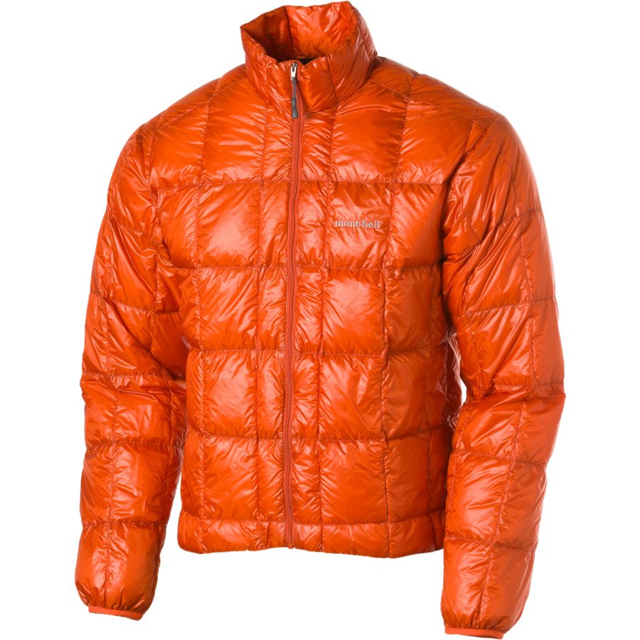 MontBell Ex Light Down Jacket - Men's S, Sunset Orange