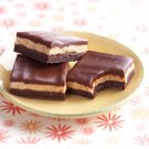 Honey Toasted Peanut Butter Bars with Chocolate Ganache