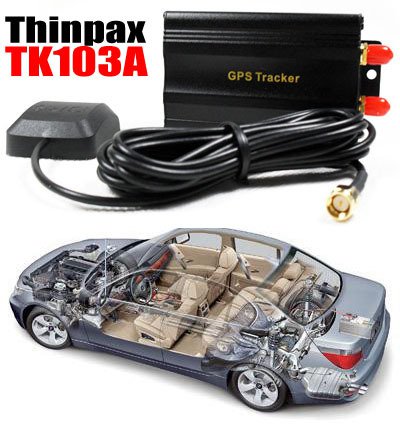 HOT! Car Vehicle GSM/GPRS/GPS Tracker system Thinpax TK103-A