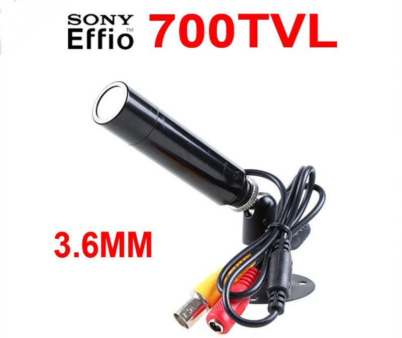 Mini 700TVL 1/3" Sony CCD Security Video Surveillance Bullet Color Camera 0.01Lux