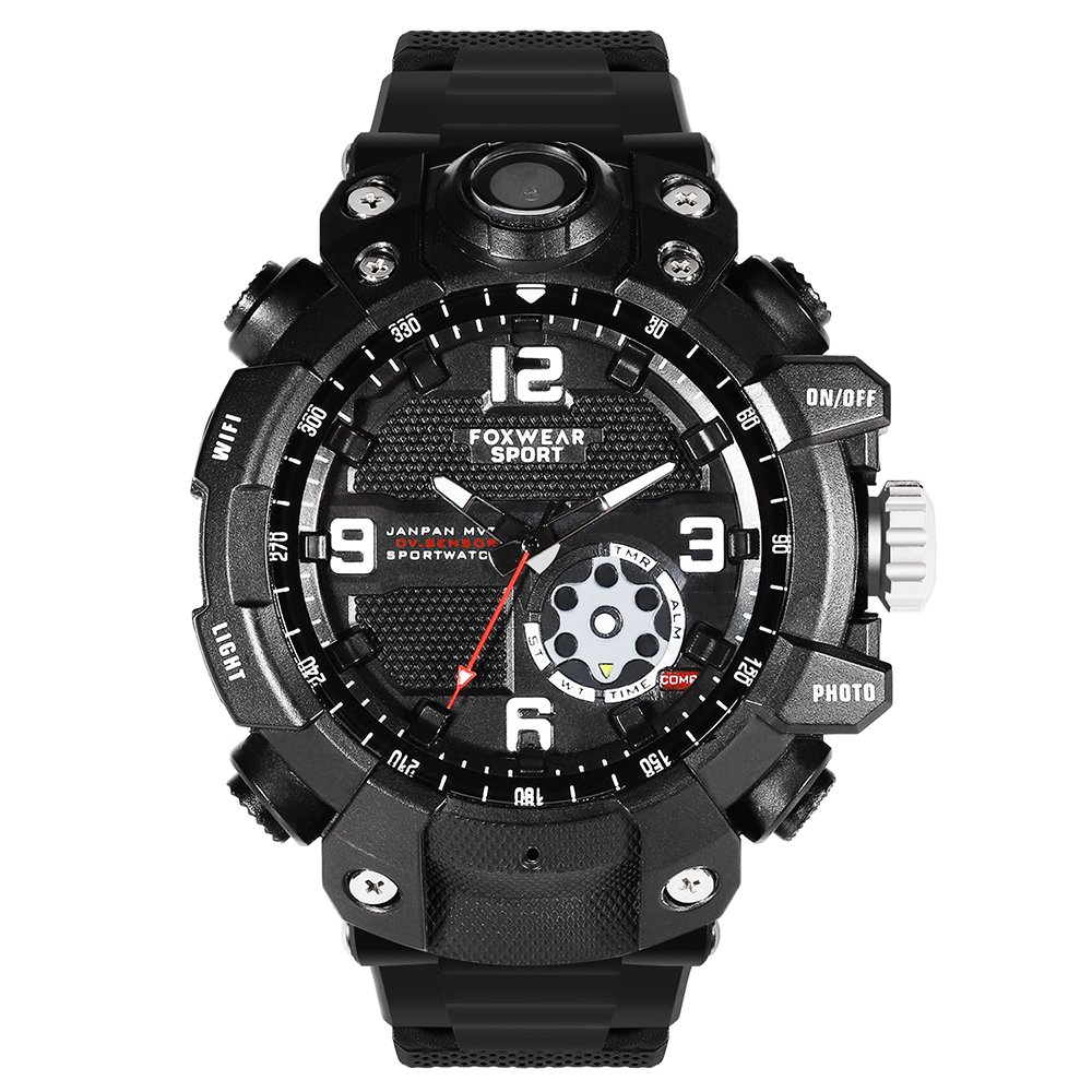 New Wifi Watch Hidden Camera 2K Waterproof Sports Action Mini Camcorder Spy Watch DVR Fox10 32GB
