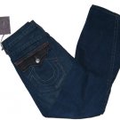 True Religion Joey Leather Flap in Dark Vintage