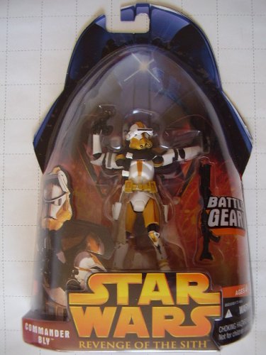 Star Wars Commander Bly MOSC MOC Rare Brown Stripes Version 2005