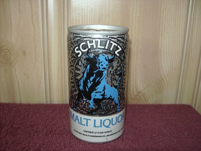 SCHLITZ MALT LIQUOR BEER canJos. Schlitz Milwaukee, Wis. Tamps, Fl