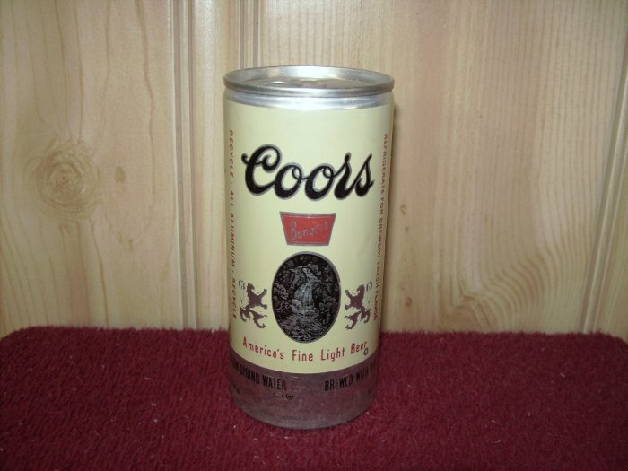 COORS BANQUET beer canAdolph Coors Co. Golden, CoPunch Top