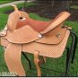 Hilason Treeless Western Trail Barrel Racing Saddle 16