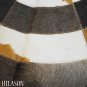 Hair-On Leather Patchwork 48in. Cowhide Rug Carpet 067
