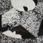 Hair-On Leather Patchwork 58in. Cowhide Rug Carpet 053