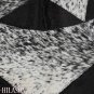 Hair-On Leather Patchwork 58in. Cowhide Rug Carpet 053