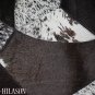 Hair-On Leather Patchwork 58in. Cowhide Rug Carpet 057