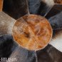 Hair-On Leather Patchwork 58in. Cowhide Rug Carpet 059