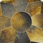 Hair-On Leather Patchwork 25in. Cowhide Rug Carpet 015