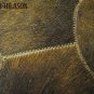 Hair-On Leather Patchwork 25in. Cowhide Rug Carpet 015