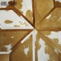 Hair-On Leather Patchwork 58in. Cowhide Rug Carpet 023