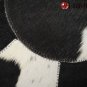 Hair-On Leather Patchwork 25in. Cowhide Rug Carpet 013