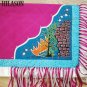 Handpaint Western Show Barrel Racing Saddle Blanket Pad