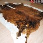 COWHIDE HAIR-ON LEATHER COWHIDE THROW RUG CARPET 031