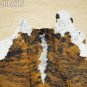 COWHIDE HAIR-ON LEATHER COWHIDE THROW RUG CARPET 045