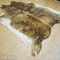 COWHIDE HAIR-ON LEATHER COWHIDE THROW RUG CARPET 049