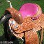 TT904 Flex-Tree Barrel Racing Trail Western Saddle 15