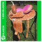 TT904 Flex-Tree Barrel Racing Trail Western Saddle 16
